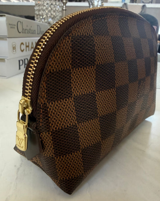 Preloved Louis Vuitton Ebene Cosmetic Pouch PM