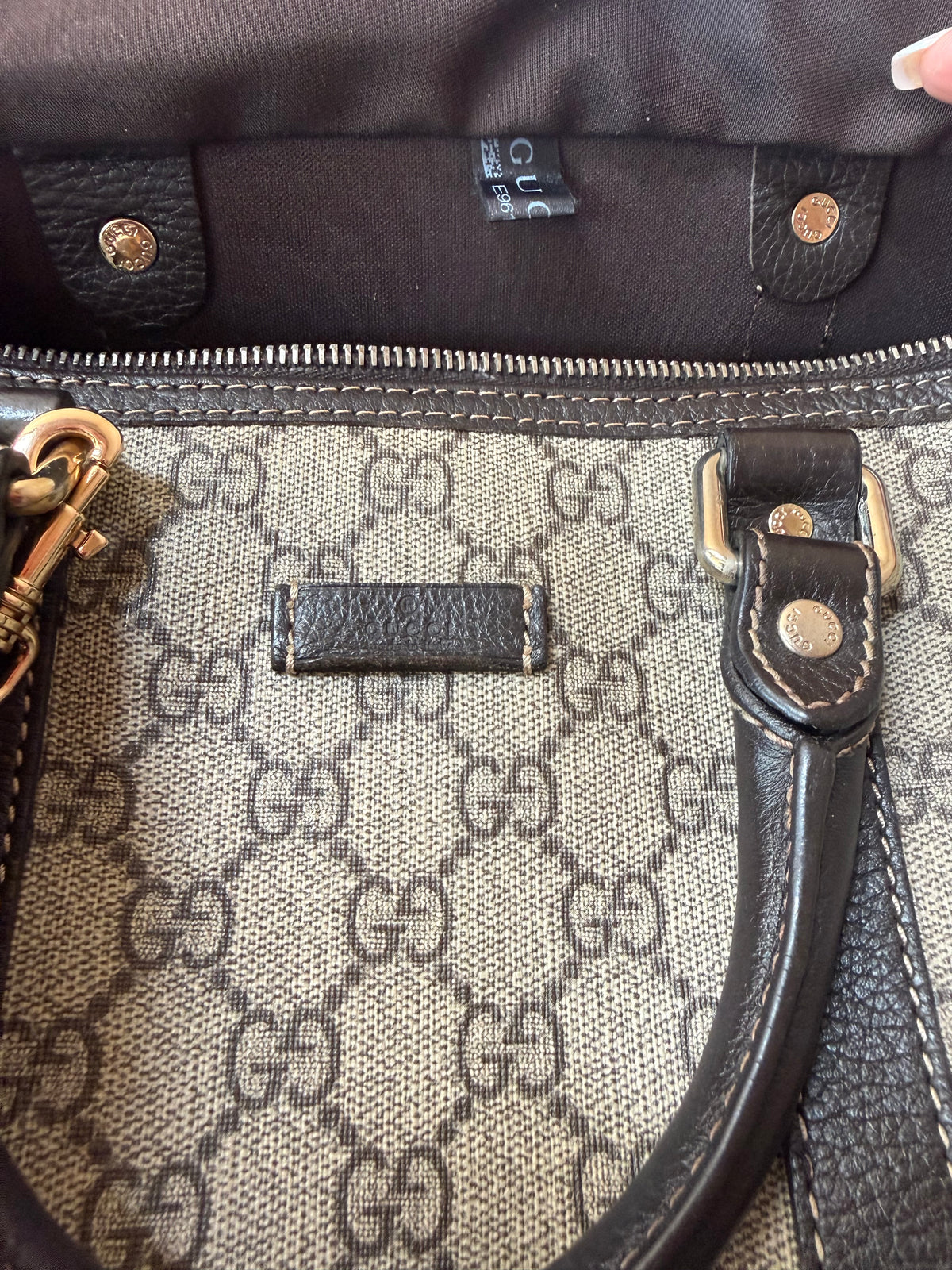 Preloved Gucci GG Supreme Joy Boston Bag