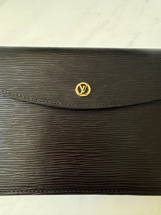 Black Louis Vuitton Epi Clutch