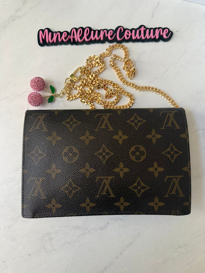 Preloved Louis Vuitton Rabat Clutch w/ Chain