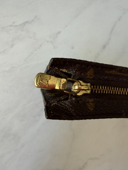 Louis Vuitton Pouch w/ added chain