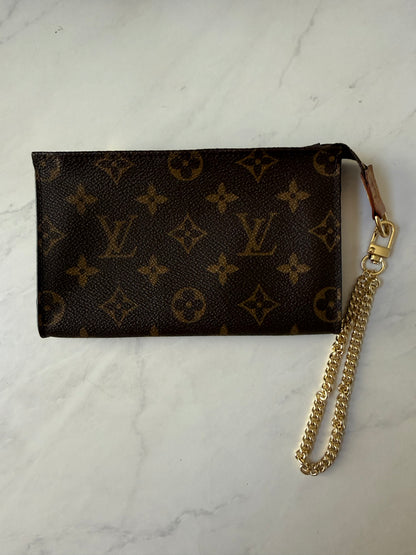 Louis Vuitton Pouch w/ added chain