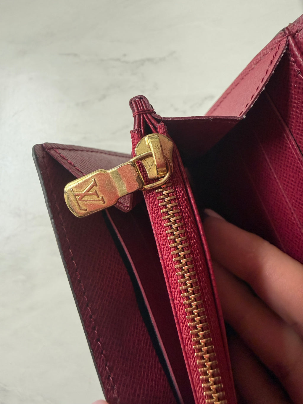 Louis Vuitton Sarah Wallet (Fuchsia)