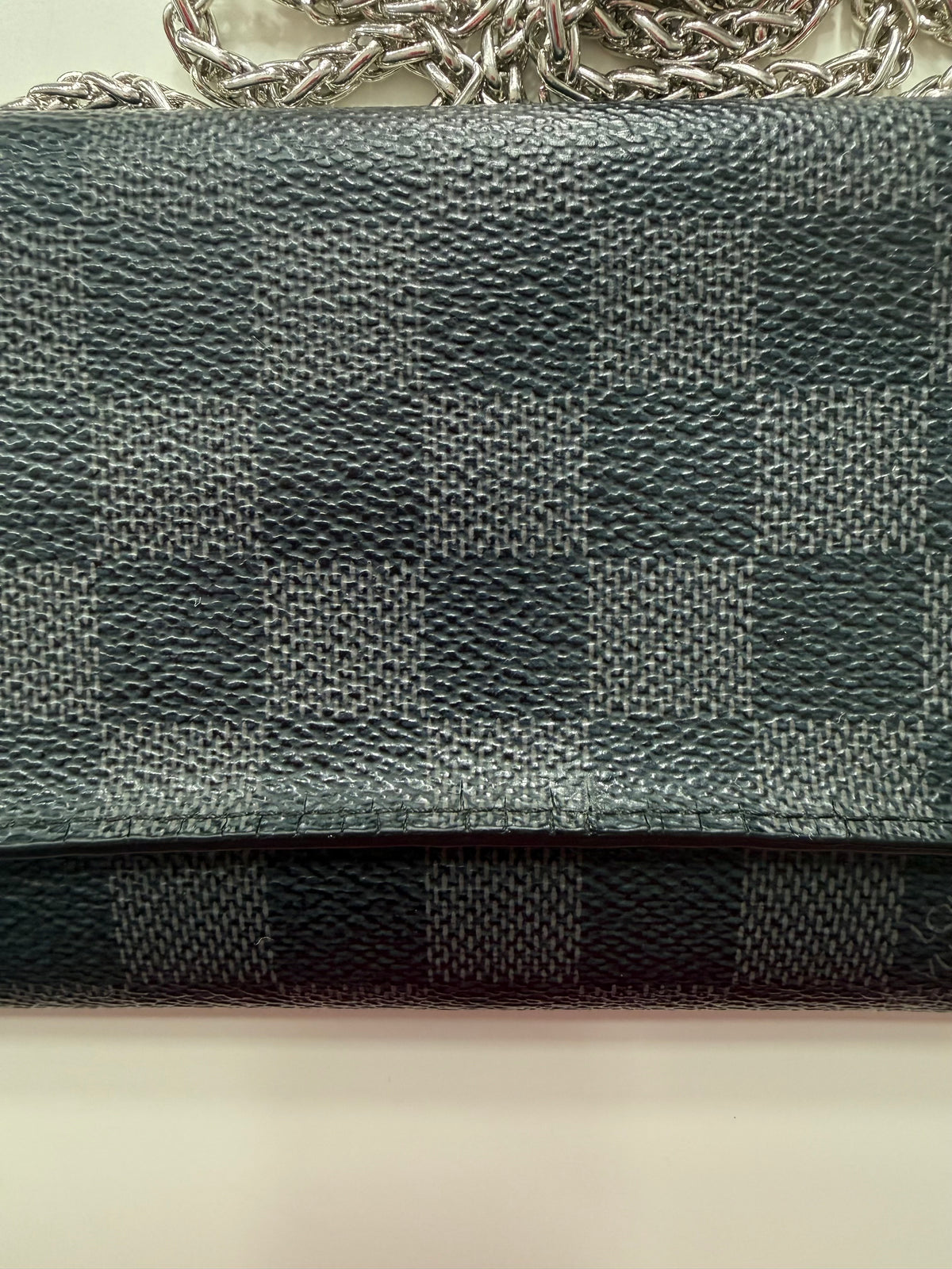 Louis Vuitton Graphite Wallet w/ Chain