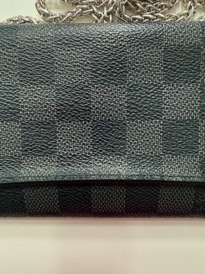 Louis Vuitton Graphite Wallet w/ Chain