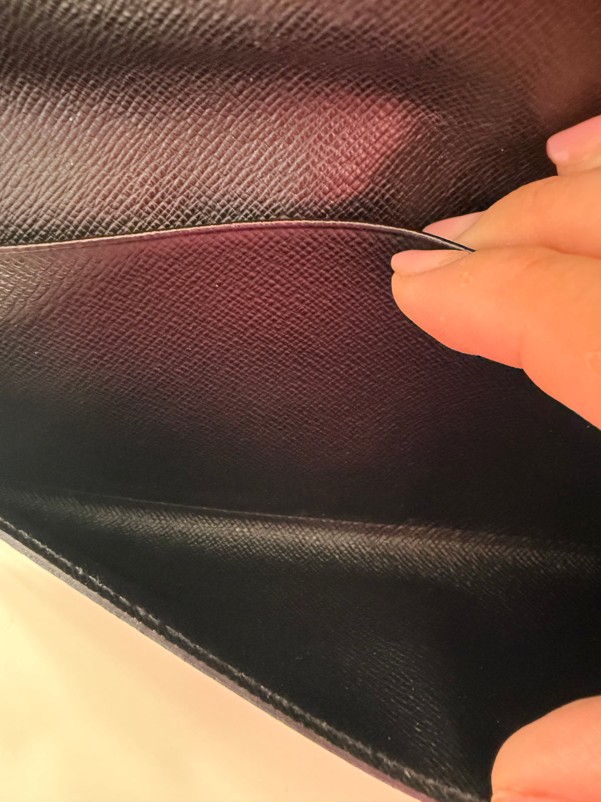 Louis Vuitton Graphite Wallet w/ Chain