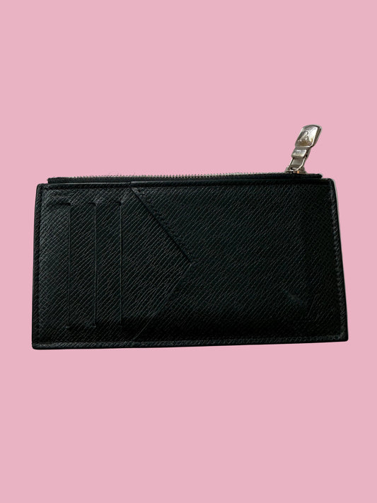 Louis Vuitton Black Tiaga Leather Card Holder