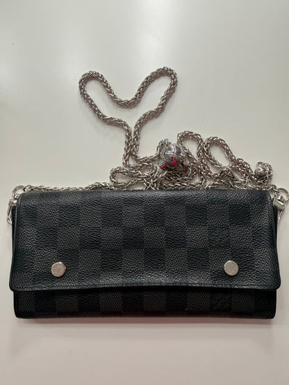 Louis Vuitton Graphite Wallet w/ Chain