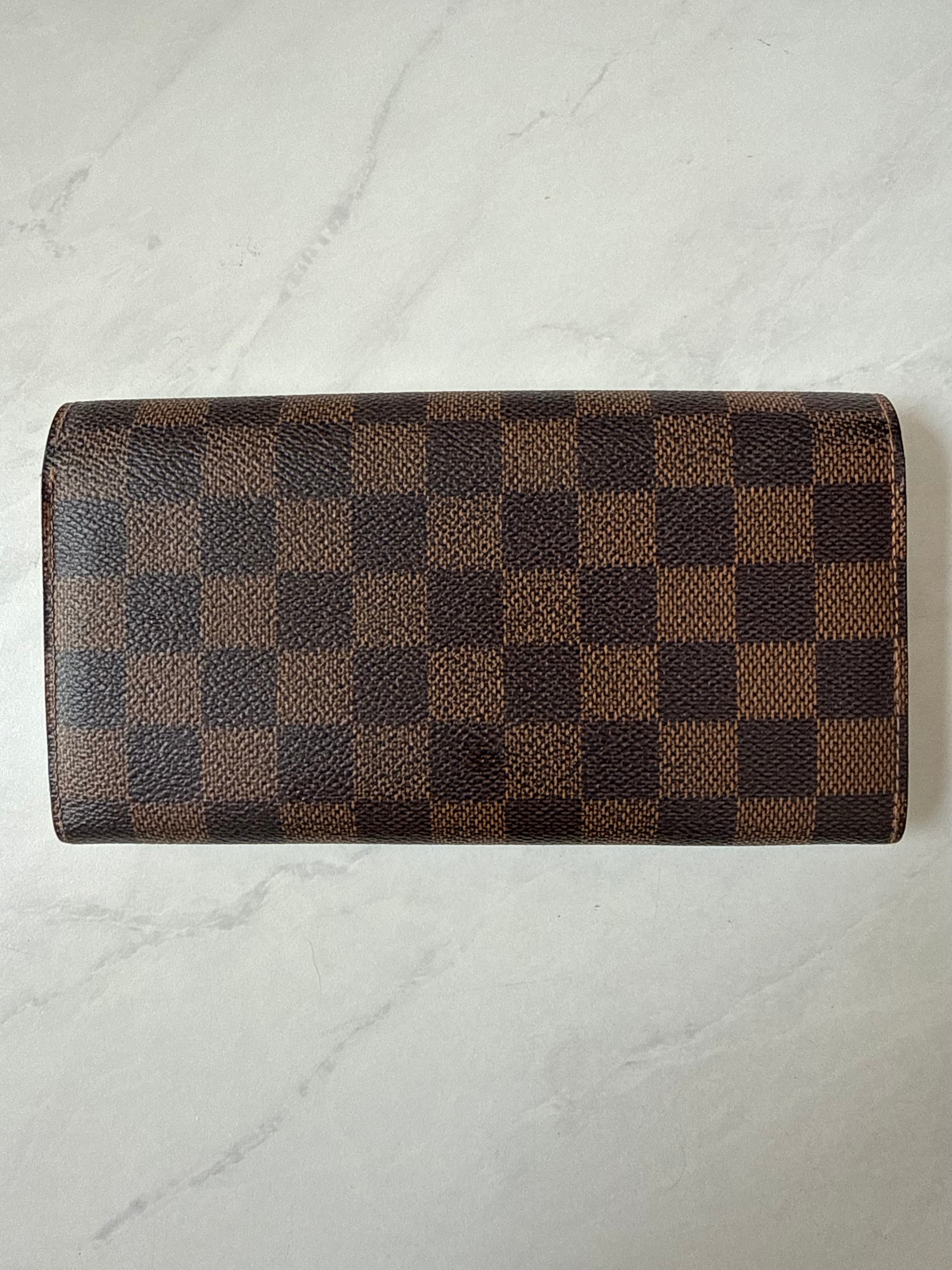 Louis Vuitton Ebene Sarah Wallet