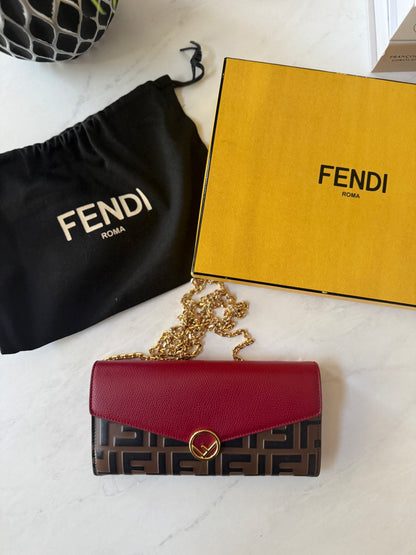 F Is Fendi Leather Wallet On Chain