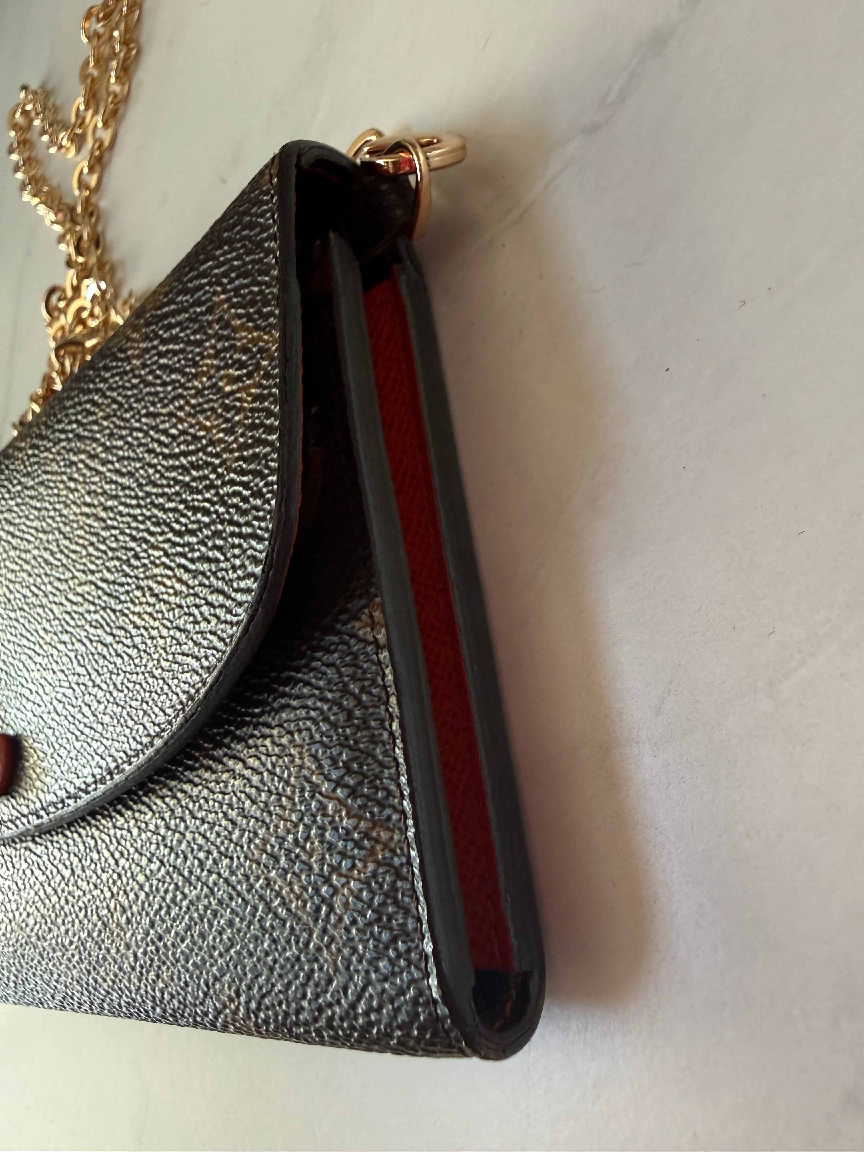 Preloved Louis Vuitton Emilie Wallet Orange