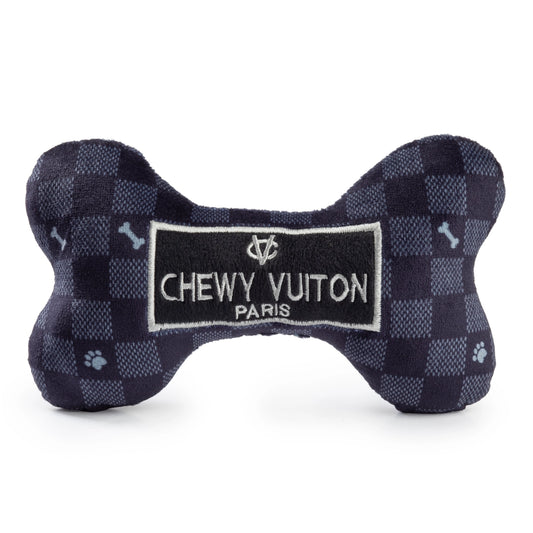 Black Checker Chewy Vuiton Bone- Large