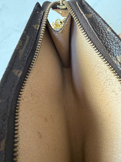 Louis Vuitton Pouch w/ added chain