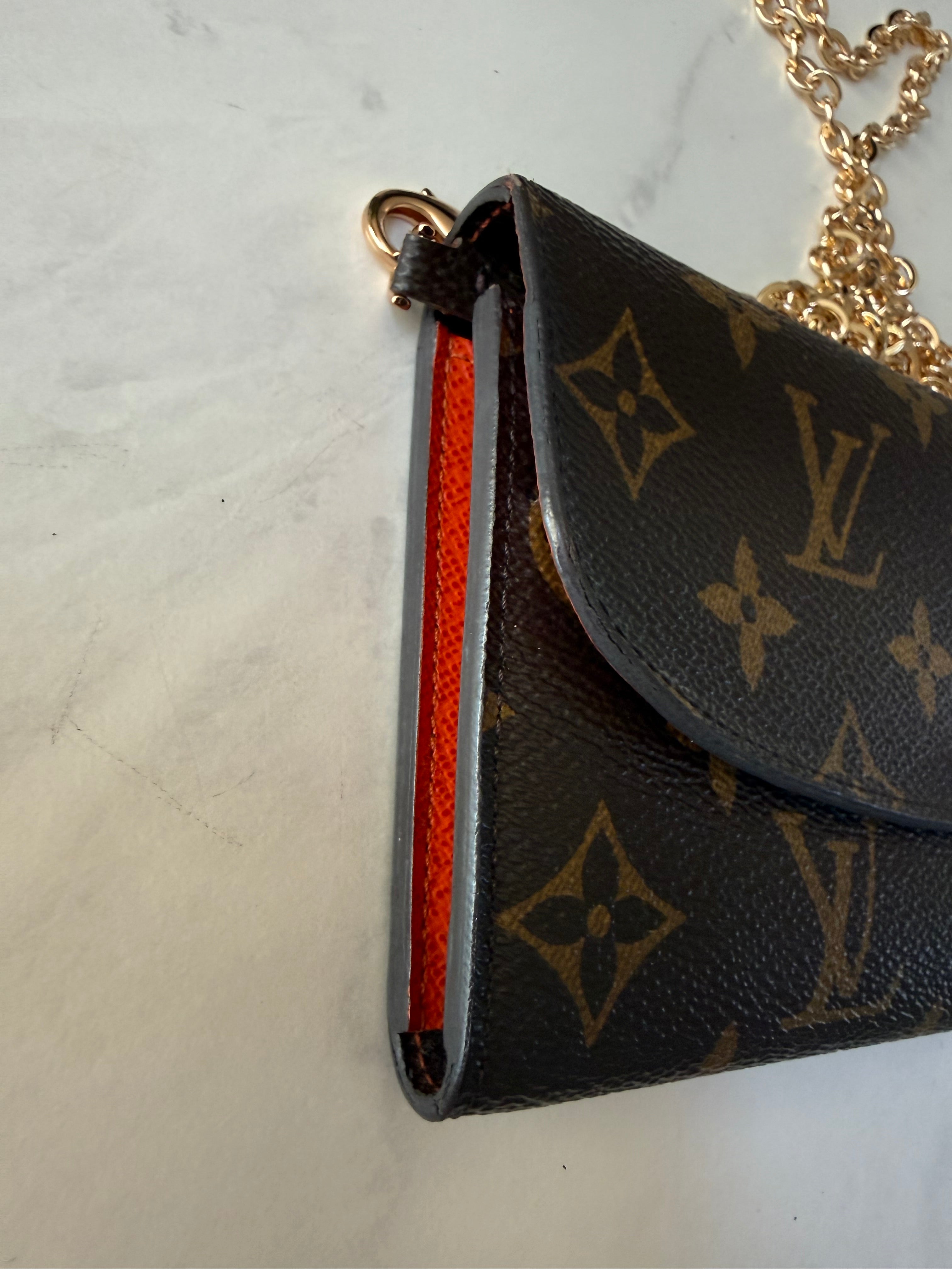 Preloved Louis Vuitton Emilie Wallet Orange