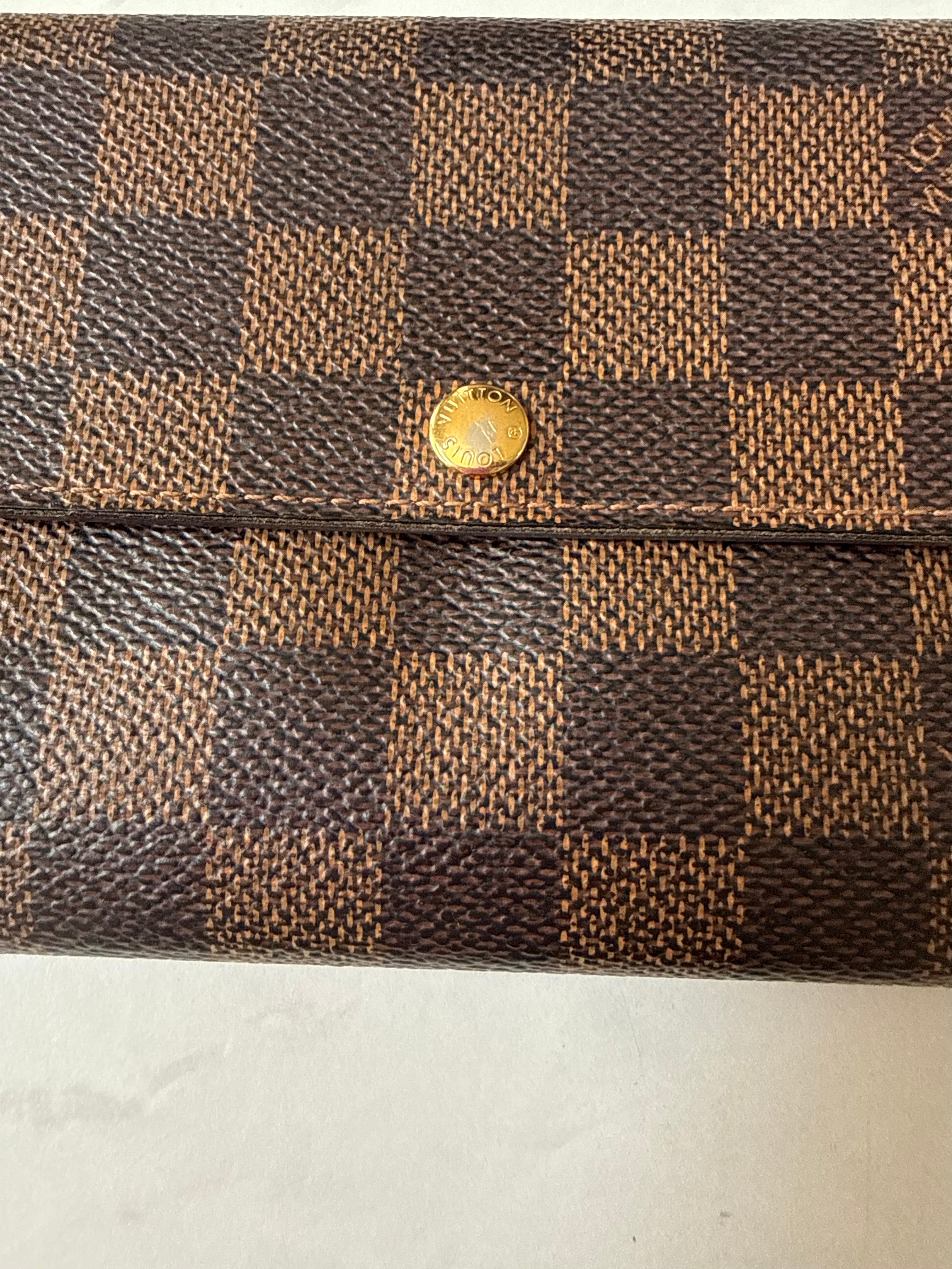 Louis Vuitton Ebene Sarah Wallet