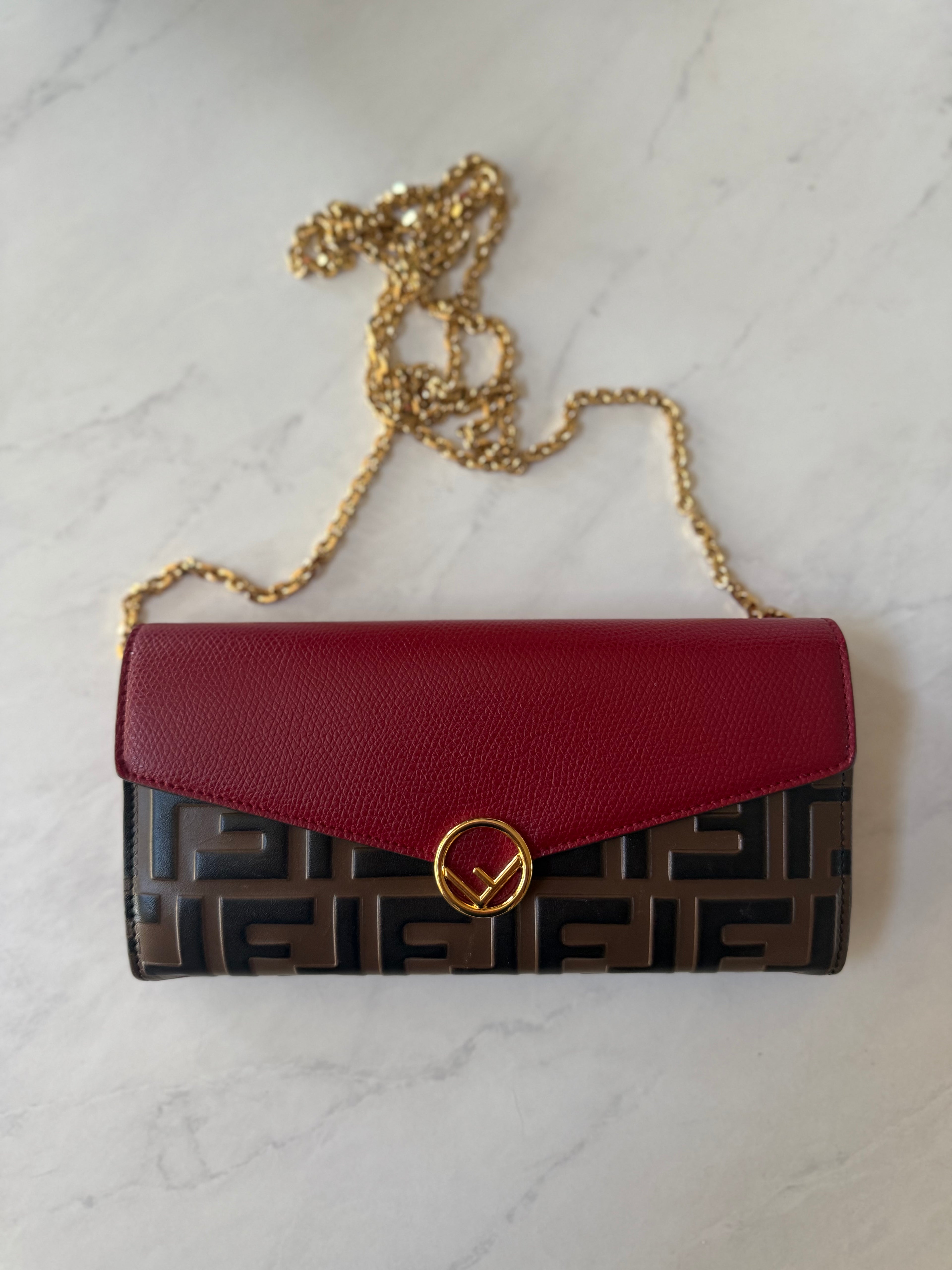 F Is Fendi Leather Wallet On Chain