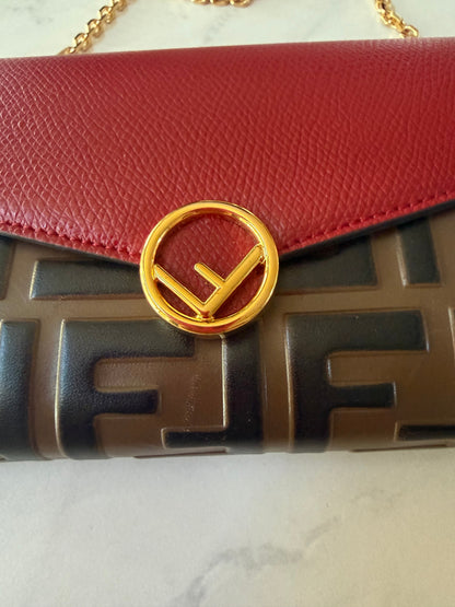 F Is Fendi Leather Wallet On Chain