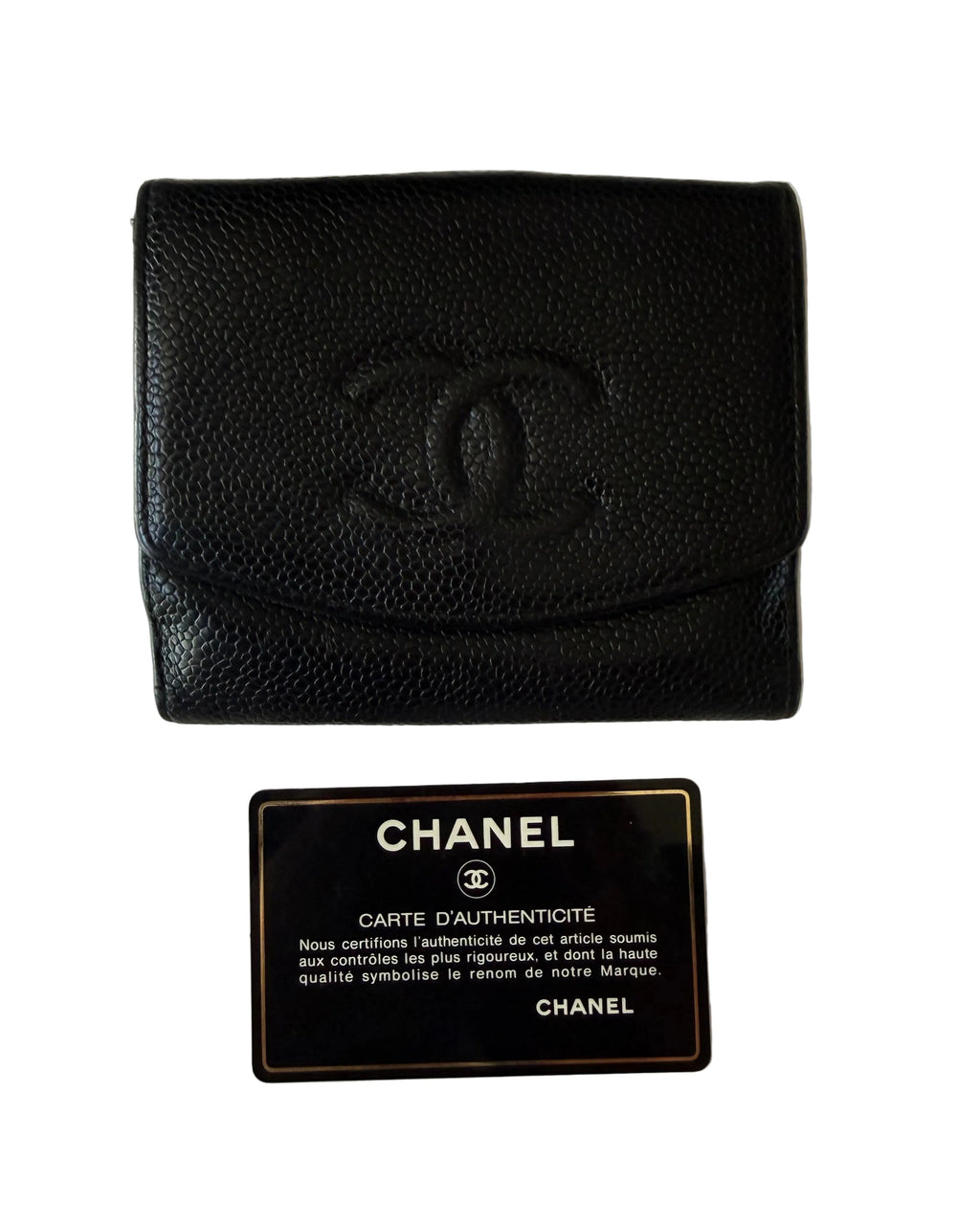 Preloved Chanel Calfskin Bifold Wallet