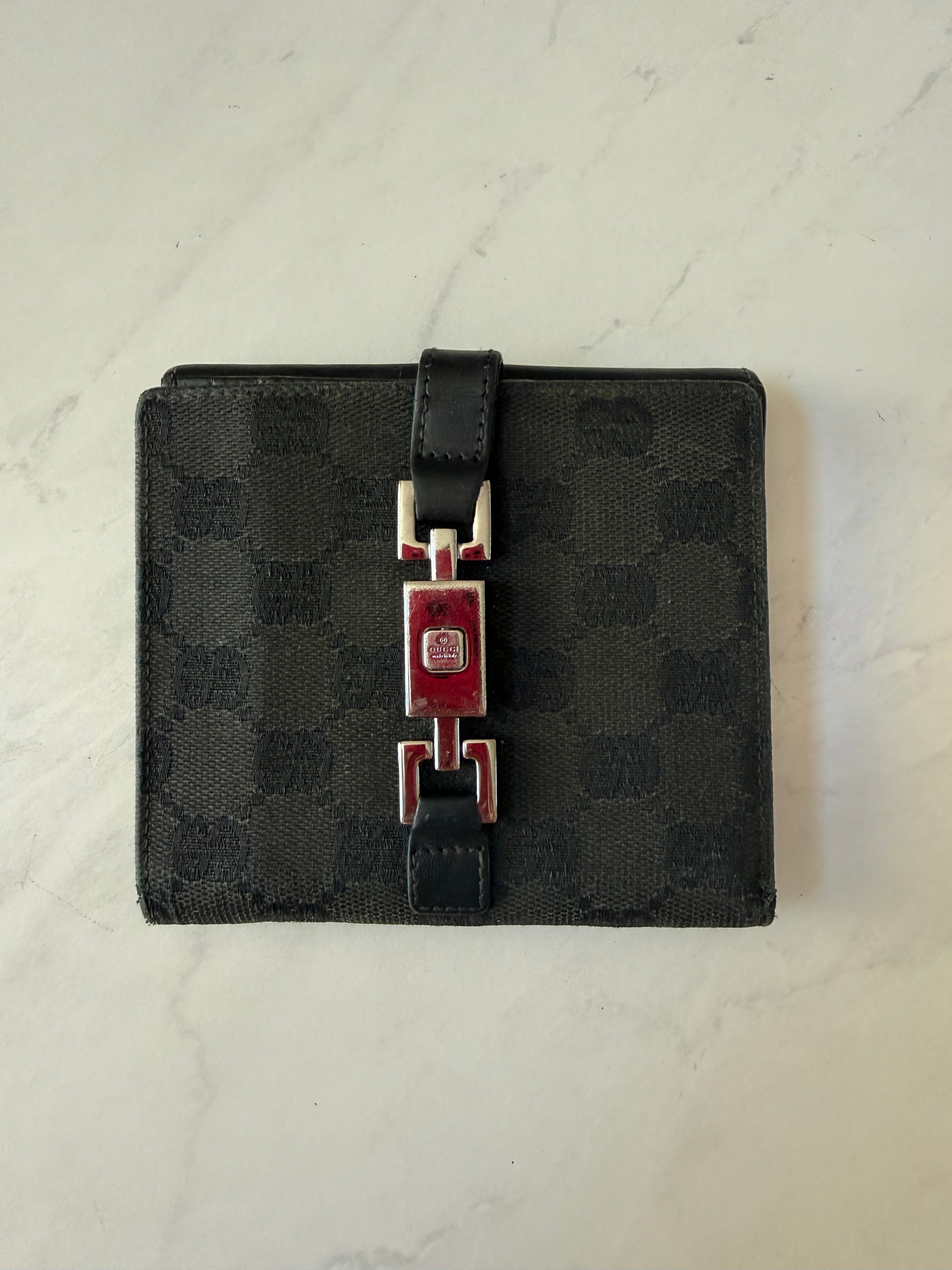 Black Gucci Jackie Wallet