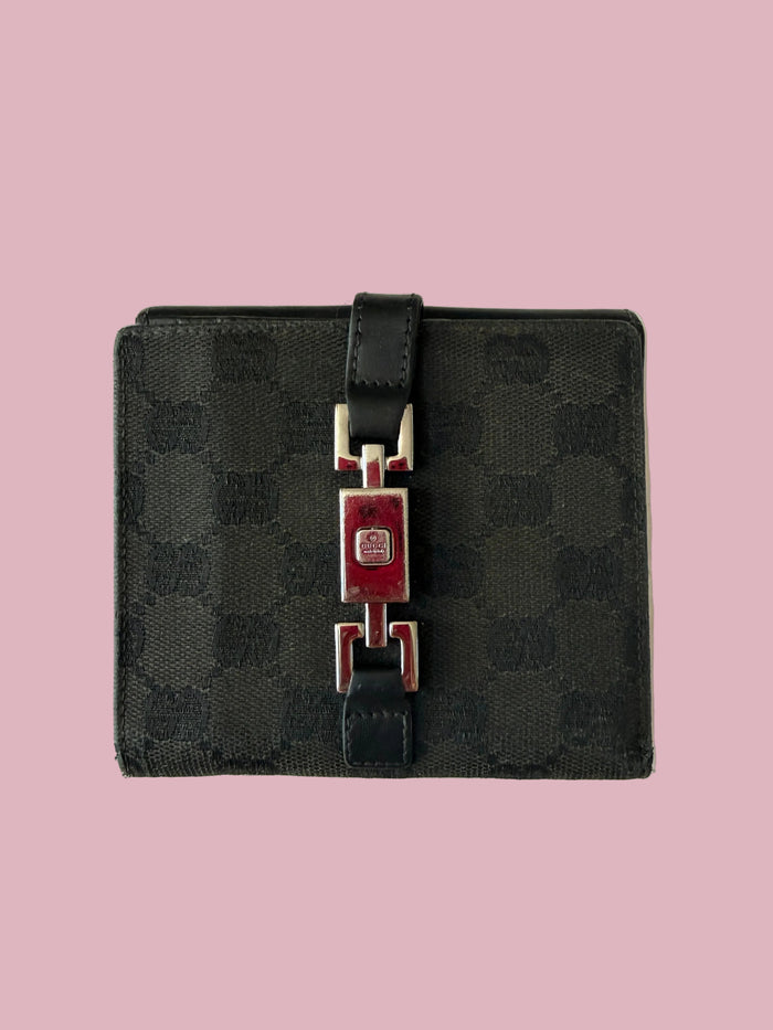 Black Gucci Jackie Wallet