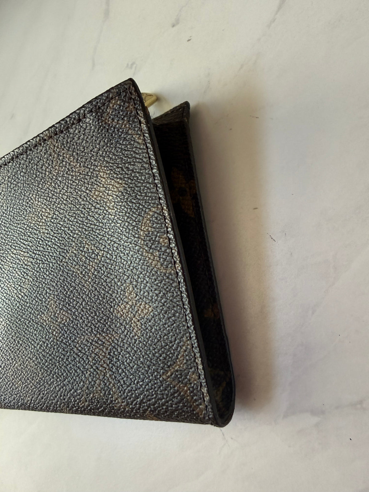 Louis Vuitton Pouch w/ added chain