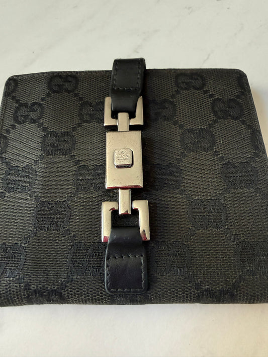 Black Gucci Jackie Wallet