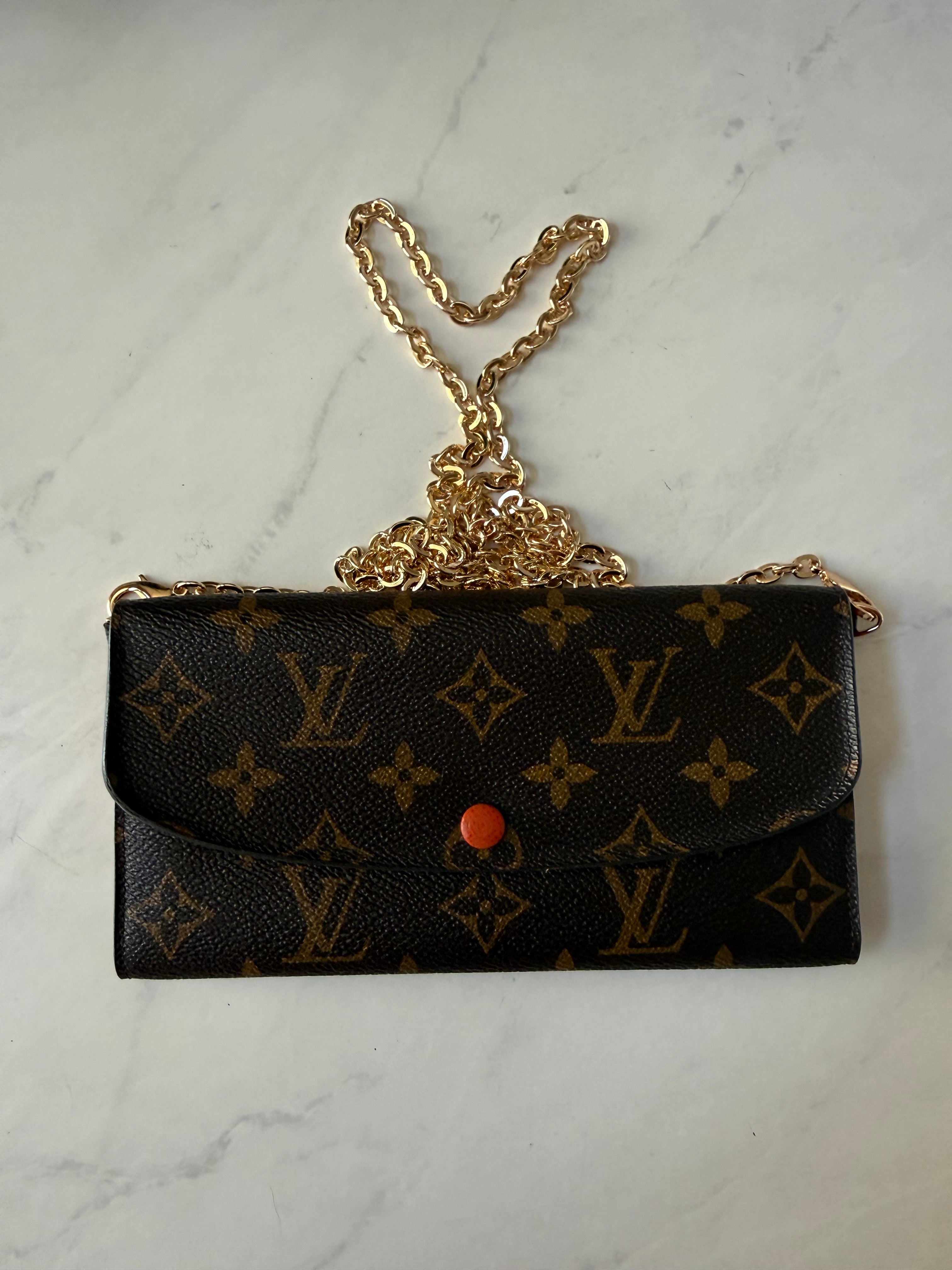 Preloved Louis Vuitton Emilie Wallet Orange