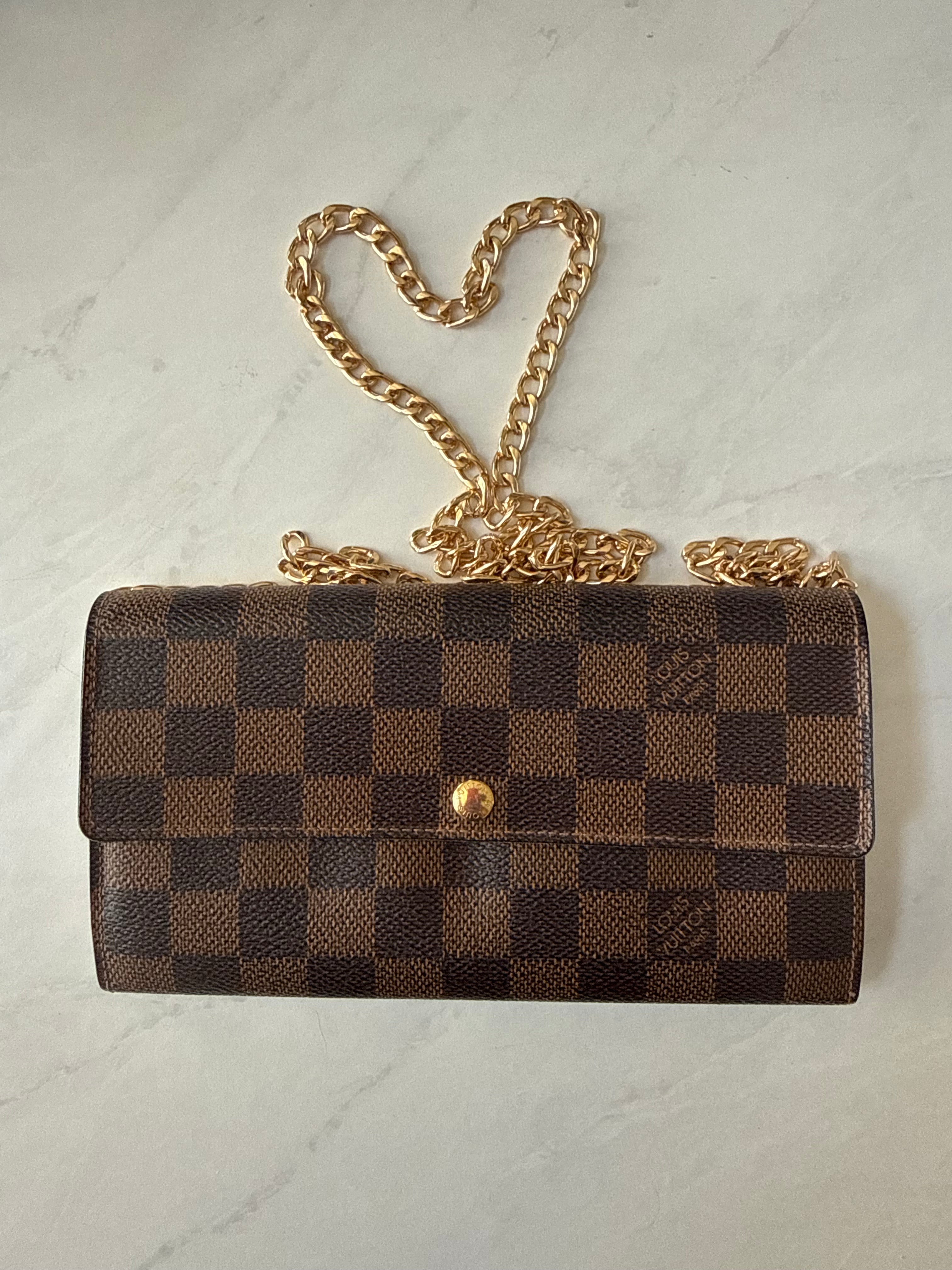 Louis Vuitton Ebene Sarah Wallet