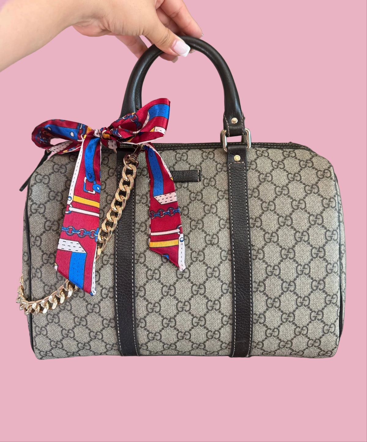Preloved Gucci GG Supreme Joy Boston Bag