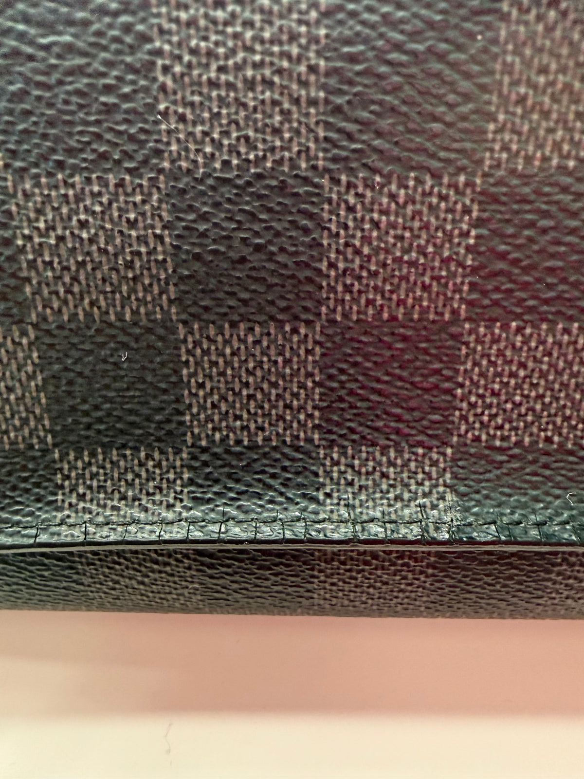 Louis Vuitton Graphite Wallet w/ Chain