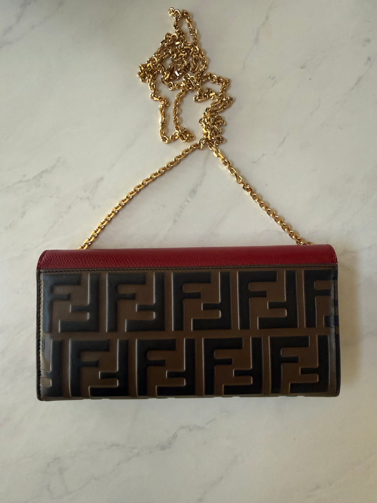 F Is Fendi Leather Wallet On Chain