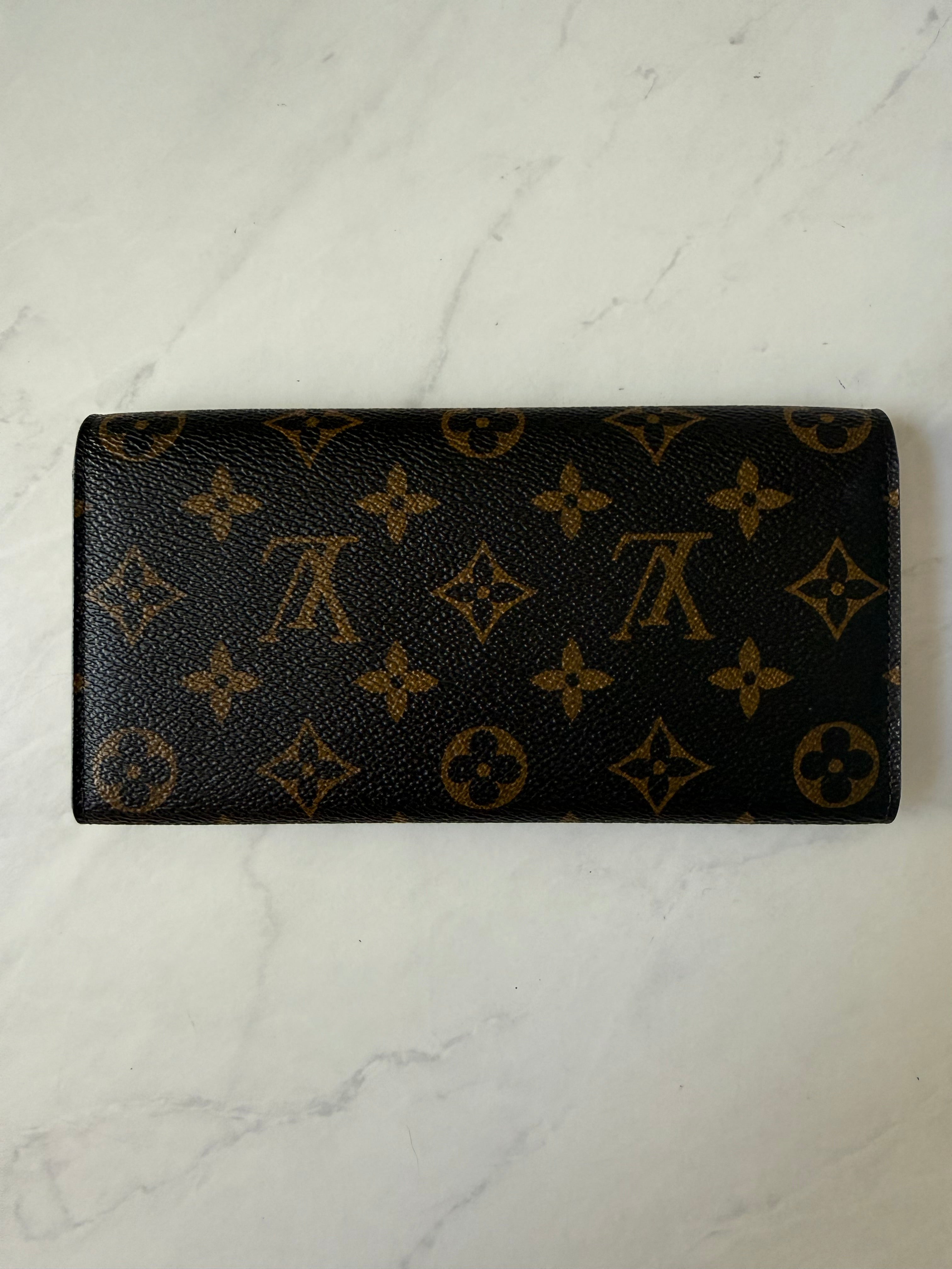 Preloved Louis Vuitton Emilie Wallet Orange