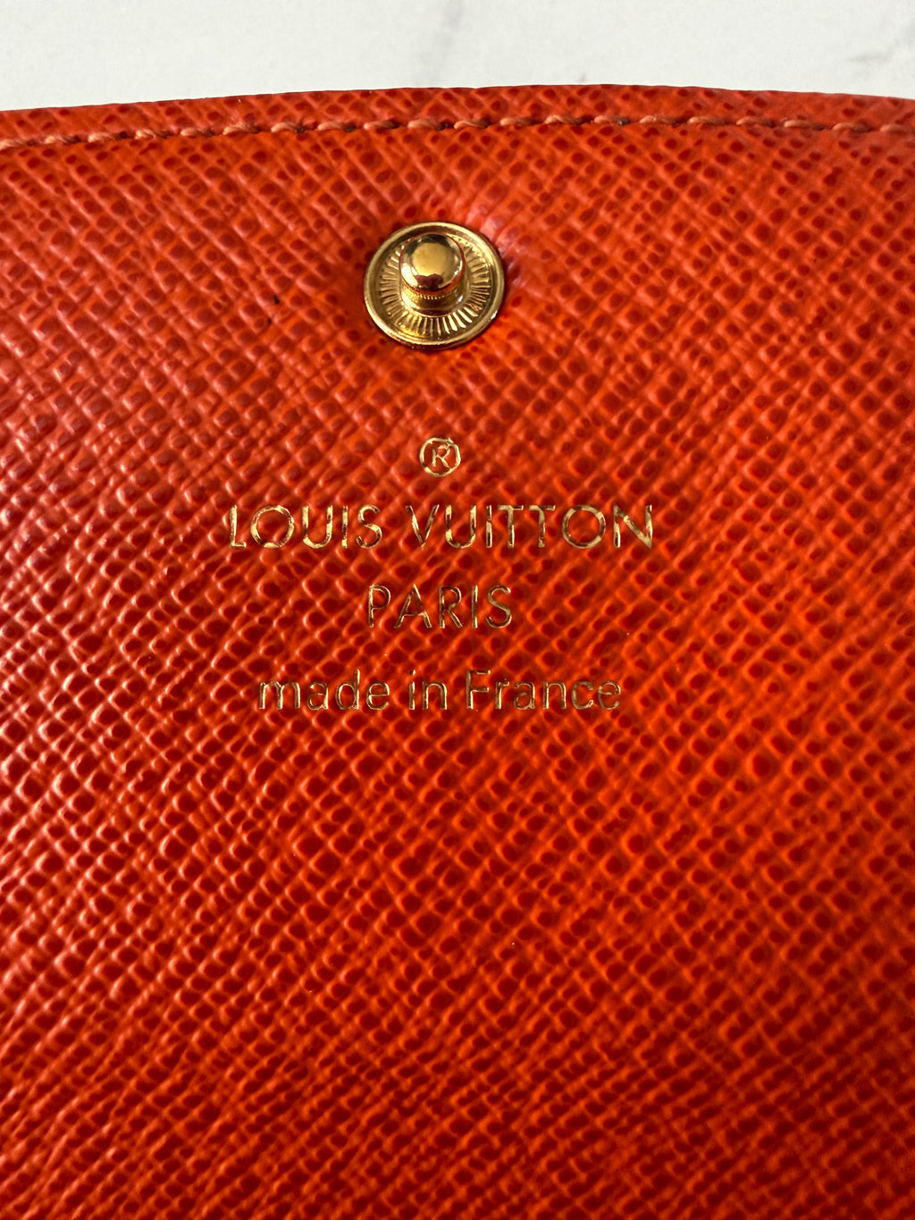 Preloved Louis Vuitton Emilie Wallet Orange