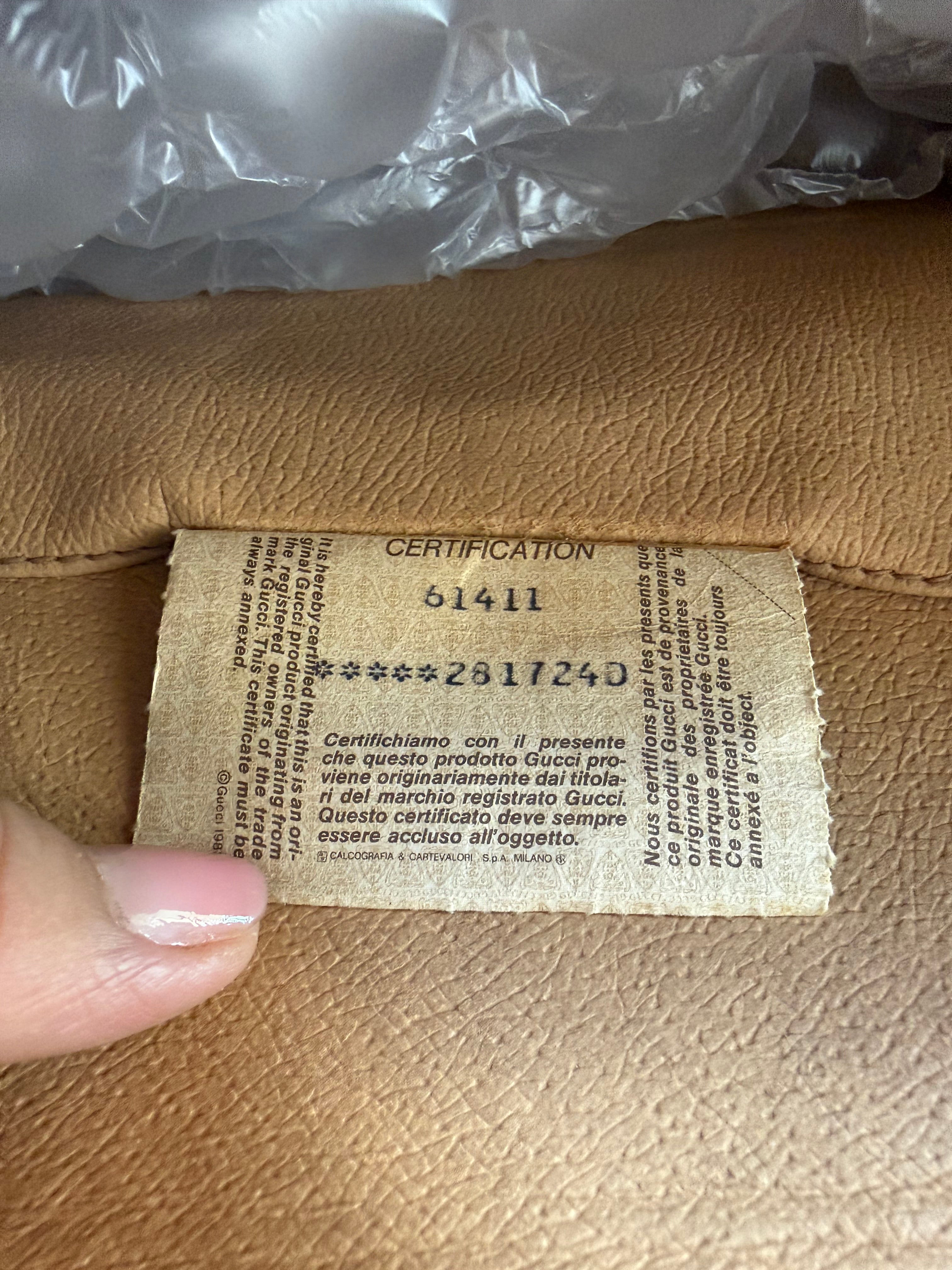 Gucci GG Monogram Supreme Ophidia Clutch