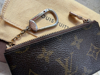 Preloved Louis Vuitton Monogram Cles Key Pouch