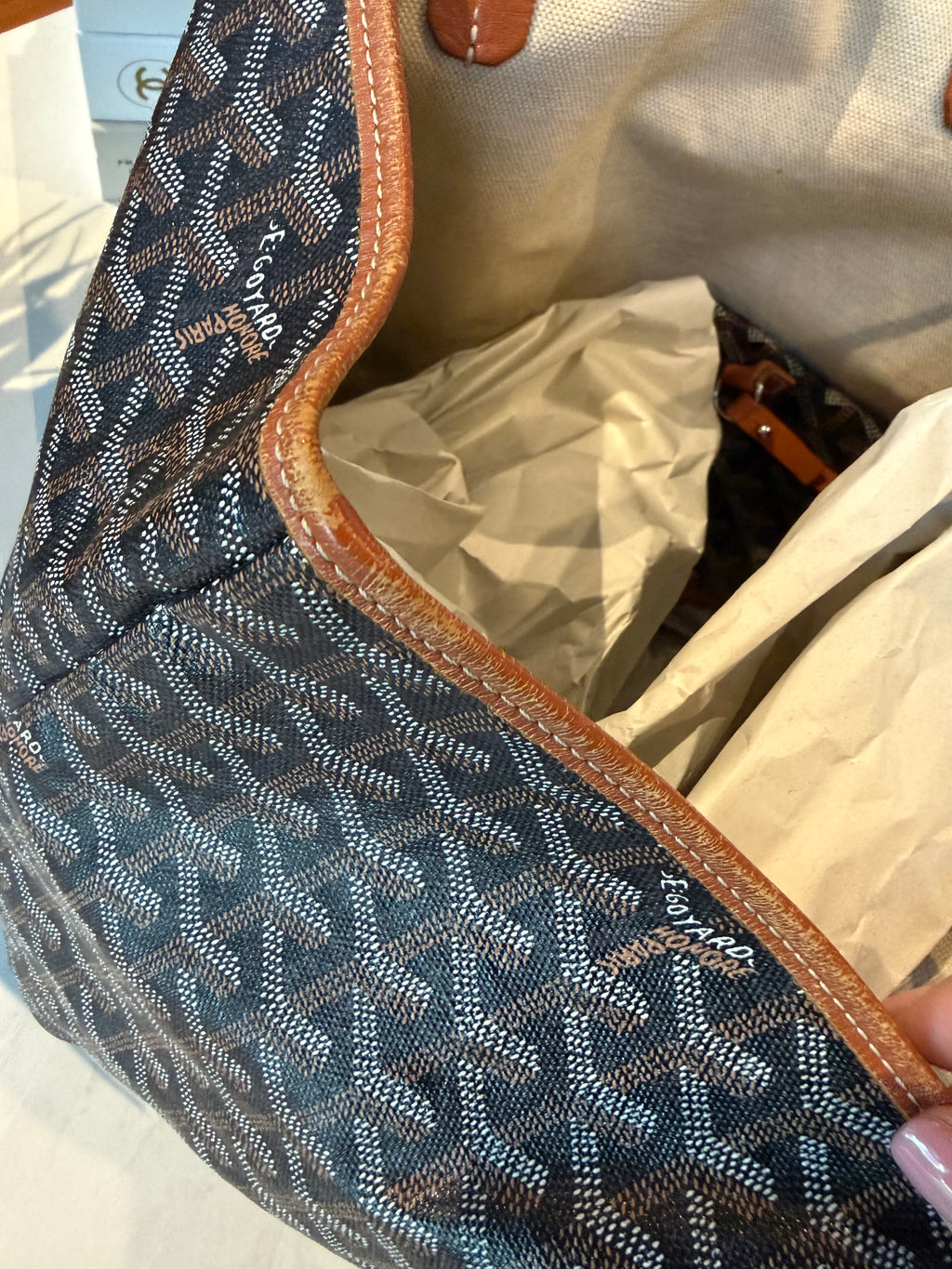Goyard St. Louis Tote w/ Pouch PM