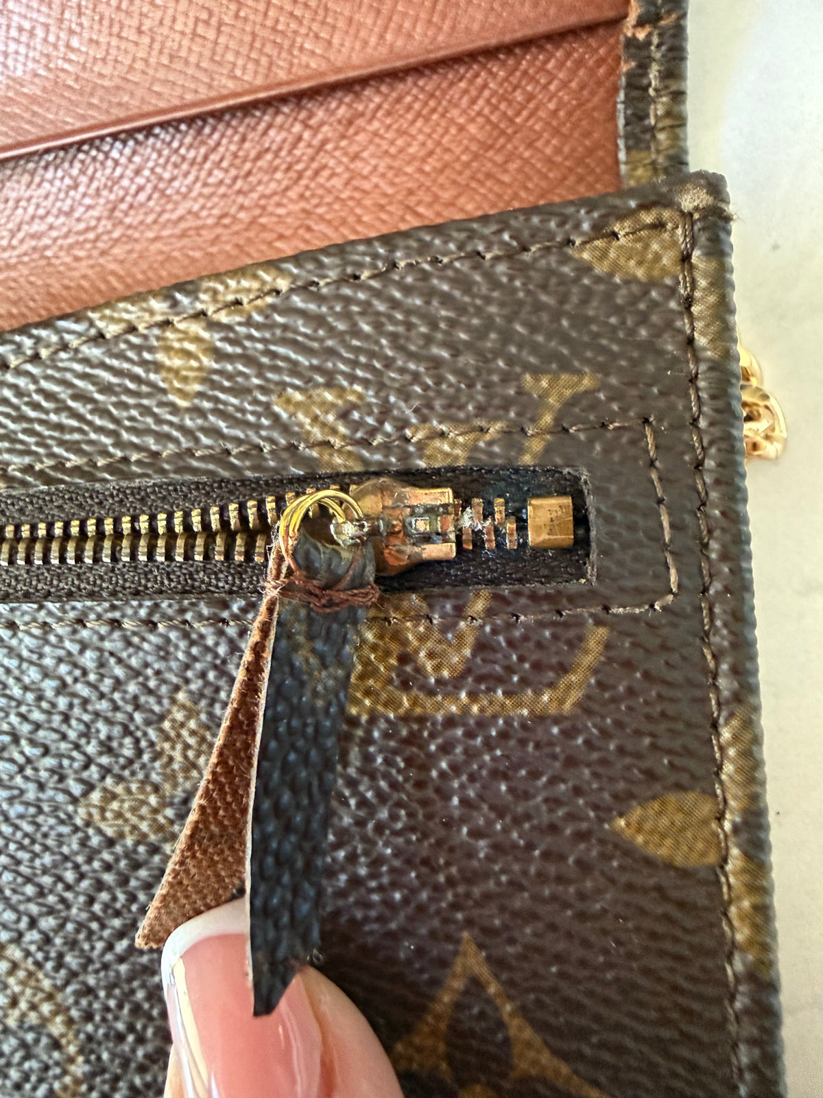 Preloved Louis Vuitton Rabat Clutch w/ Chain