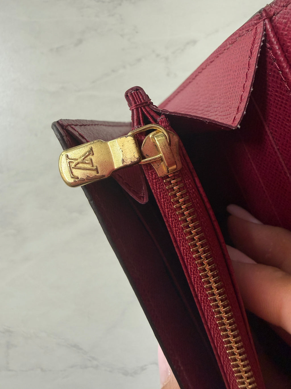 Louis Vuitton Sarah Wallet (Fuchsia)
