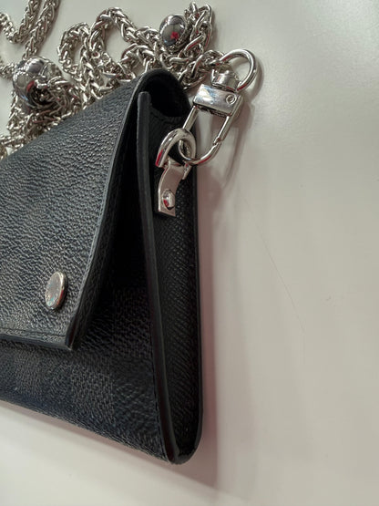Louis Vuitton Graphite Wallet w/ Chain