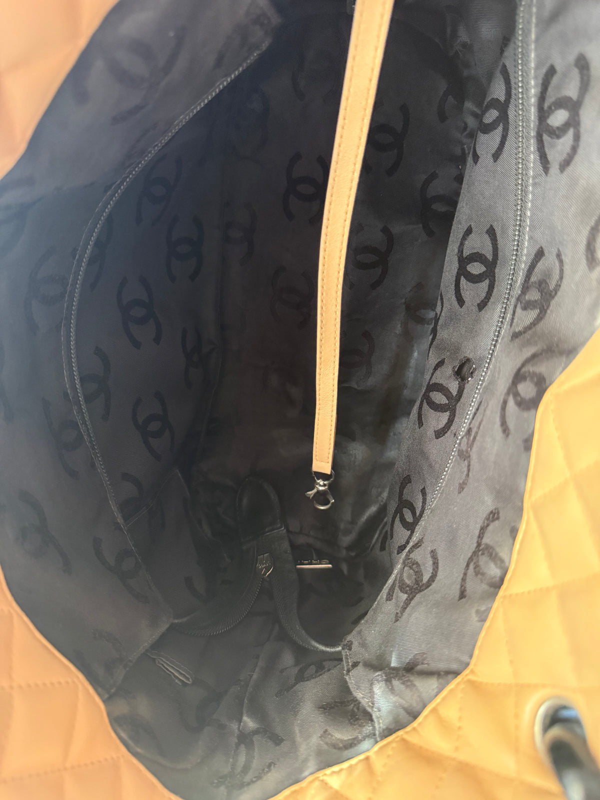 Chanel Cambon Beige/Black Tote