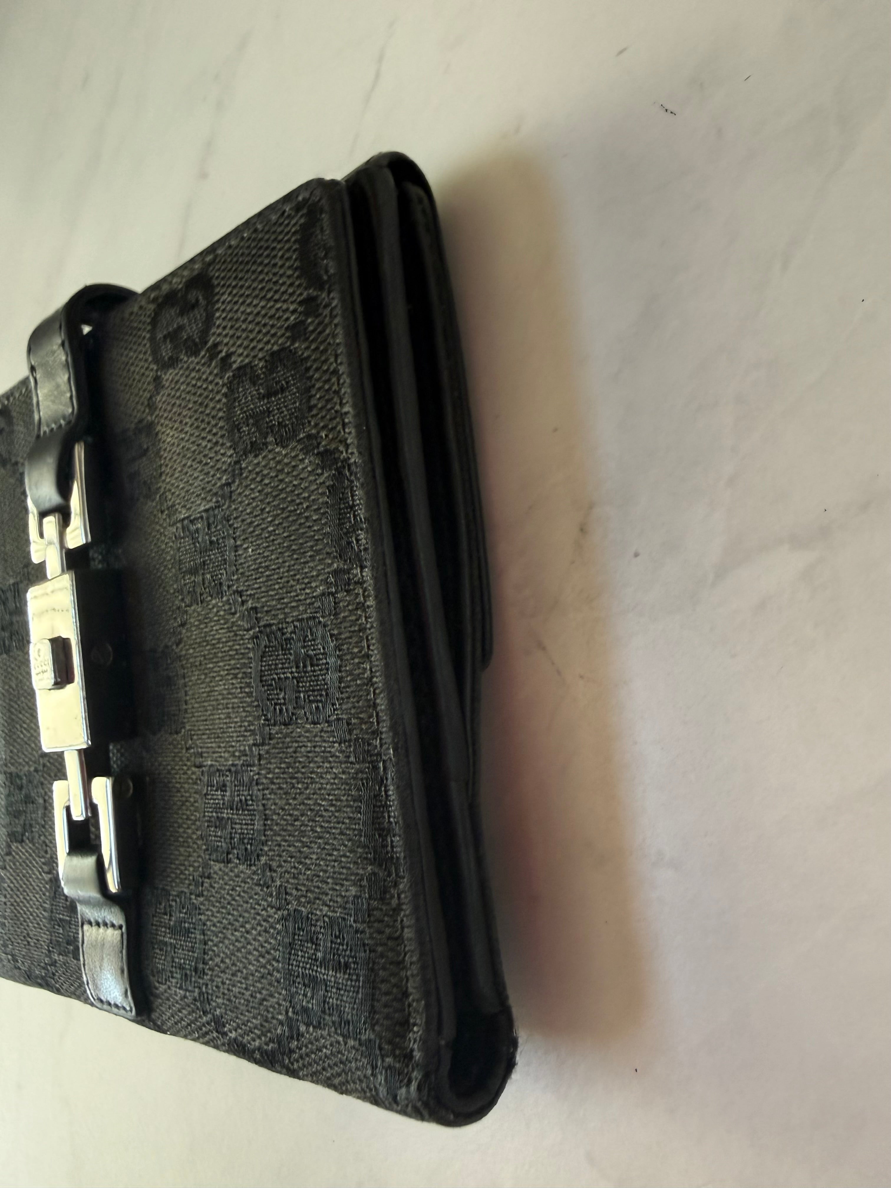 Black Gucci Jackie Wallet