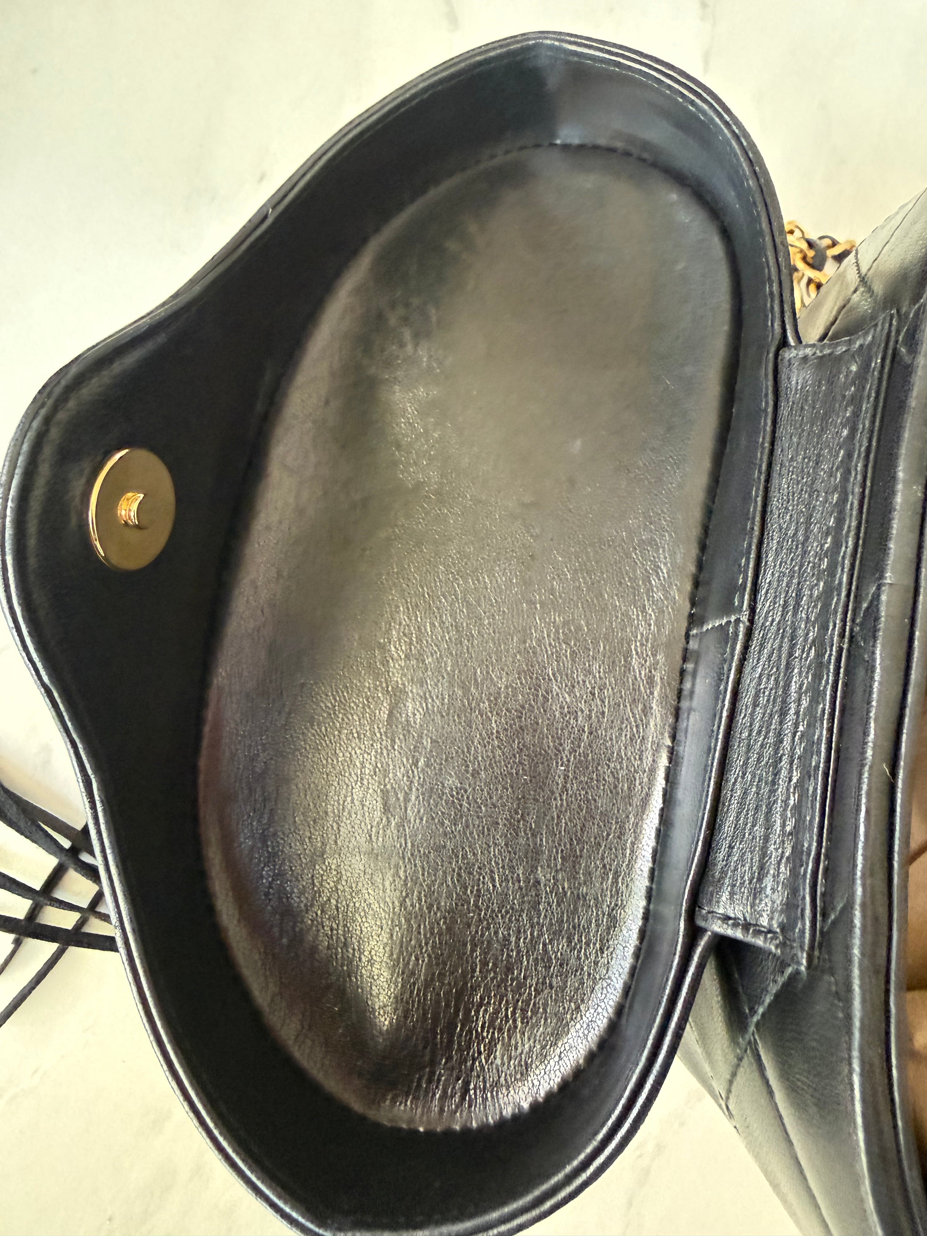 Black Chanel Lambskin Vanity