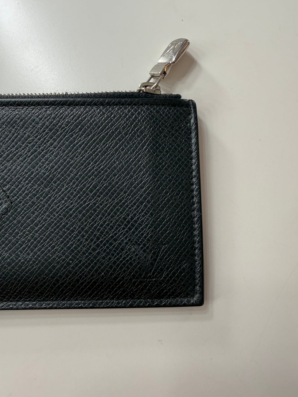 Louis Vuitton Black Tiaga Leather Card Holder