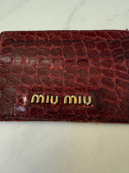 Miu Miu Card Holder