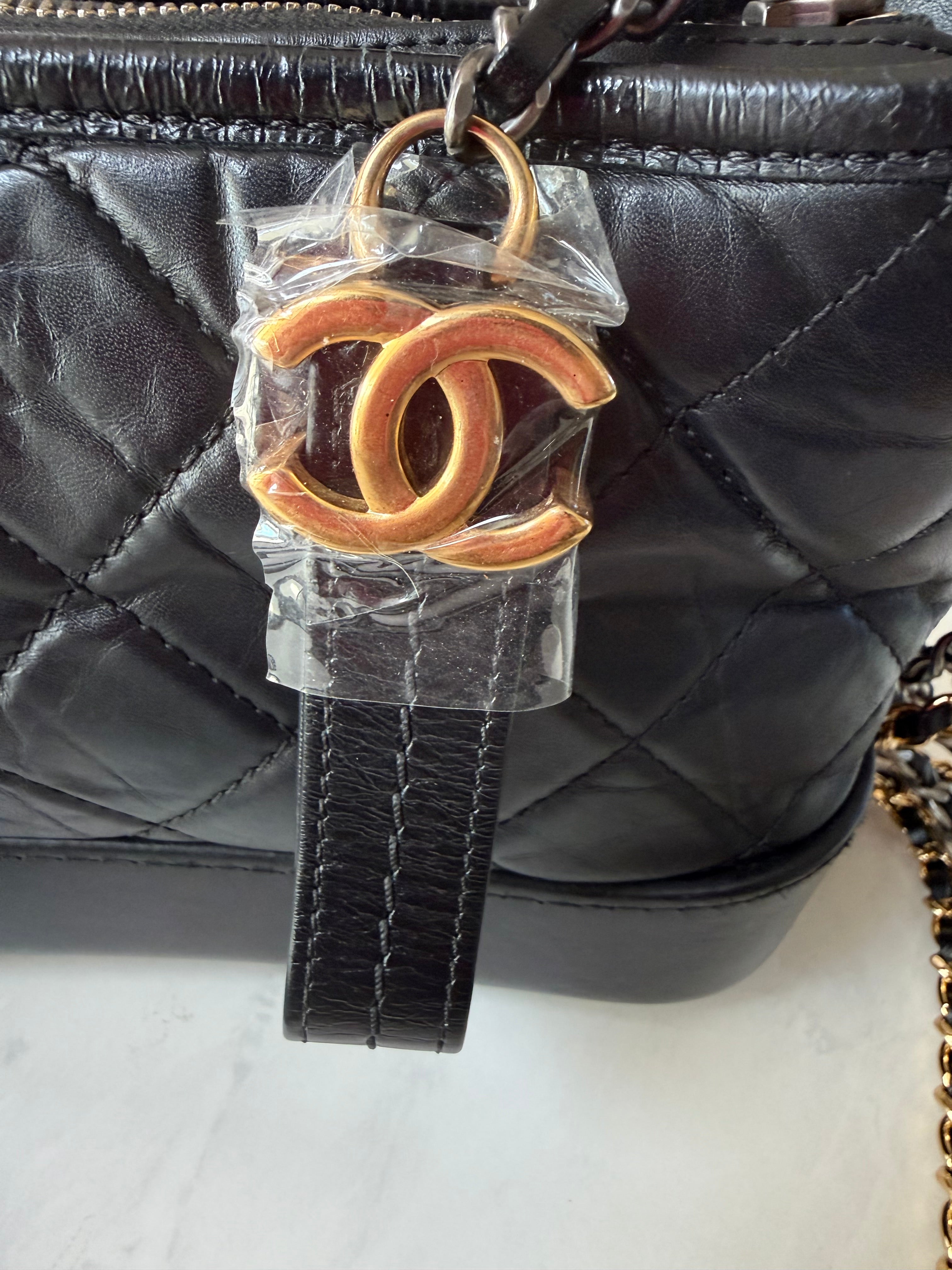 Chanel Aged Calfskin Quilted Small Gabrielle