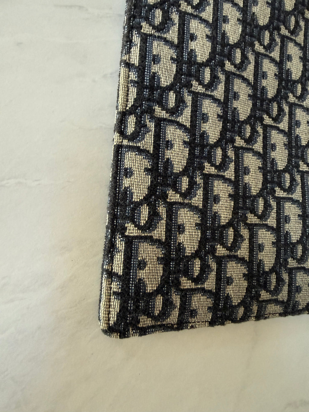 Dior Oblique Jacquard Canvas Clutch