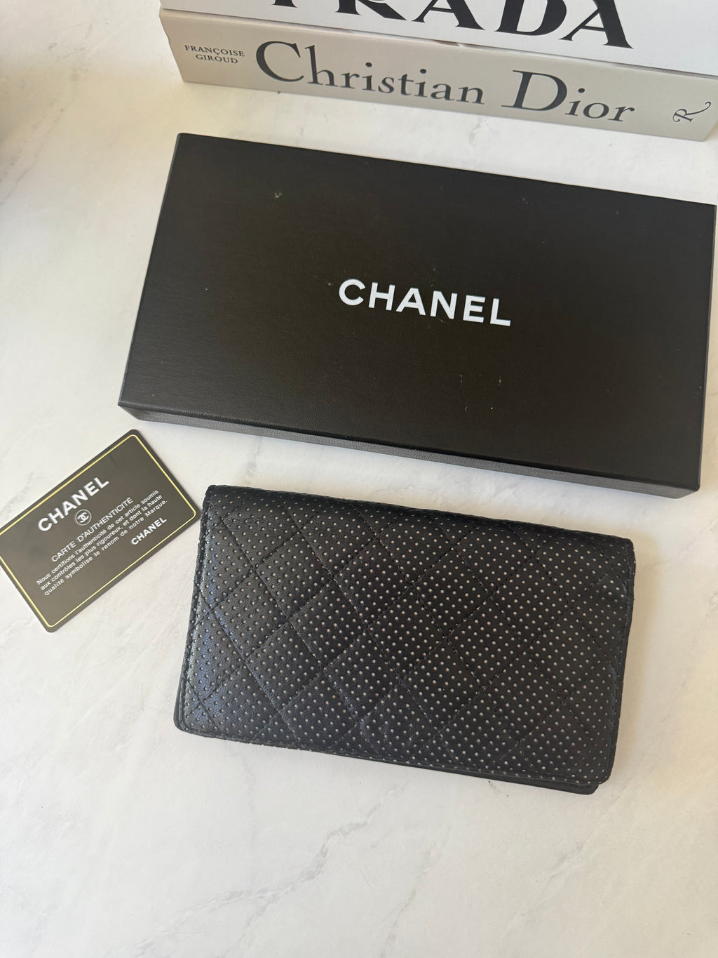 Chanel Perforated Wallet