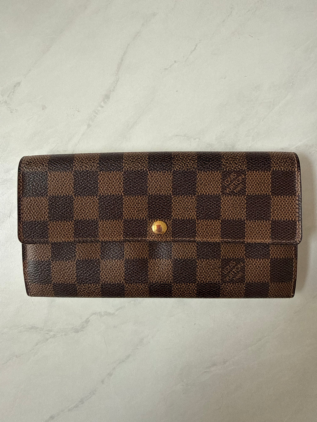 Louis Vuitton Ebene Sarah Wallet