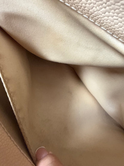 Chanel GST Beige Caviar Leather SHW
