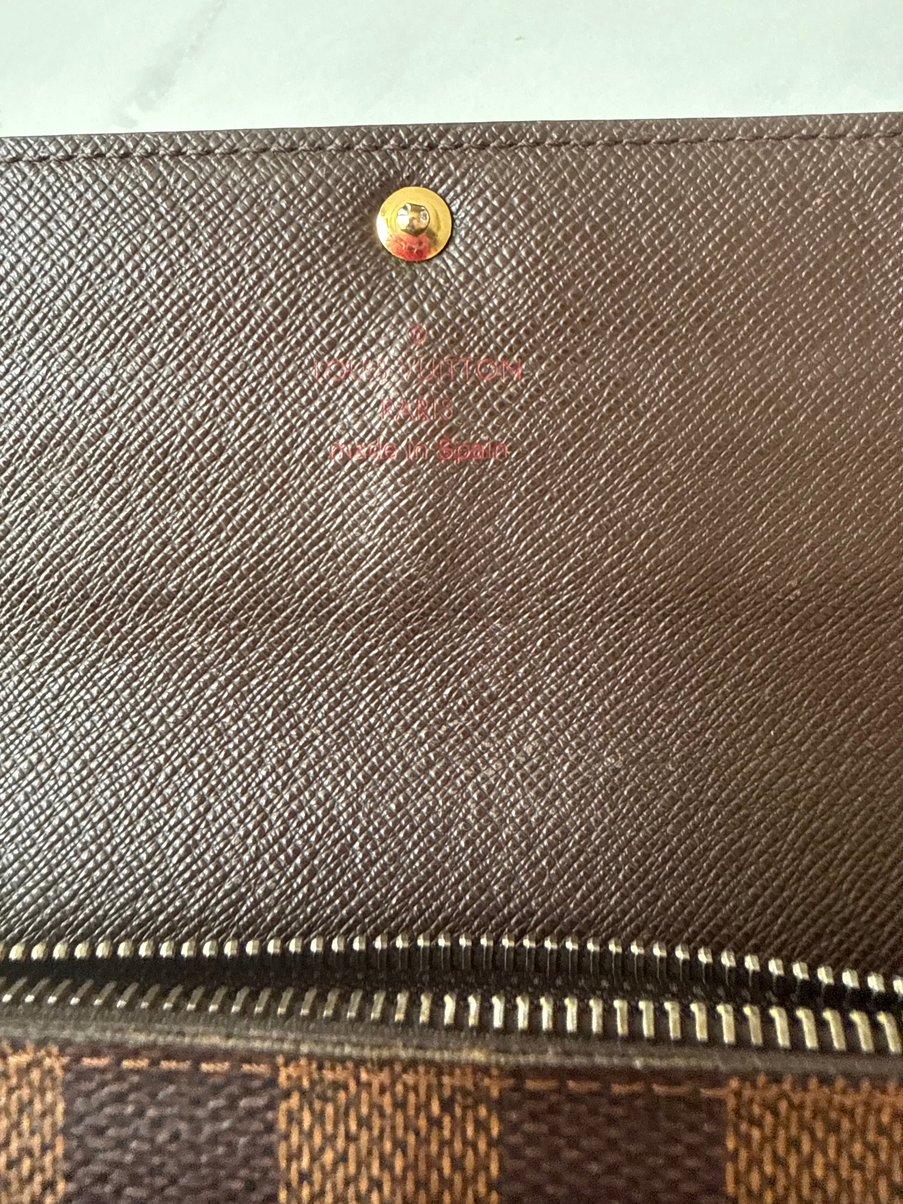 Louis Vuitton Ebene Sarah Wallet